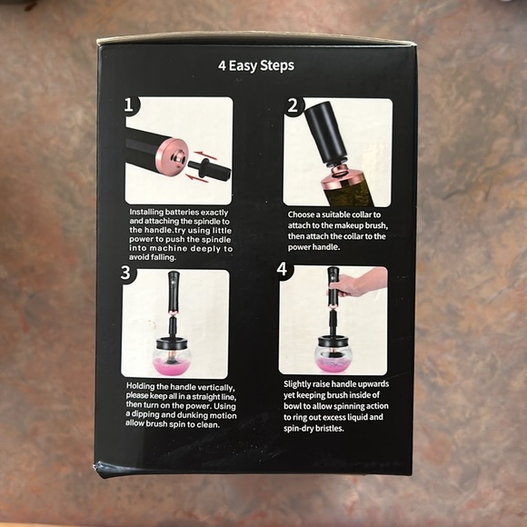 Electronic Portable Make Up Brush Cleaner - Picture 3 of 3